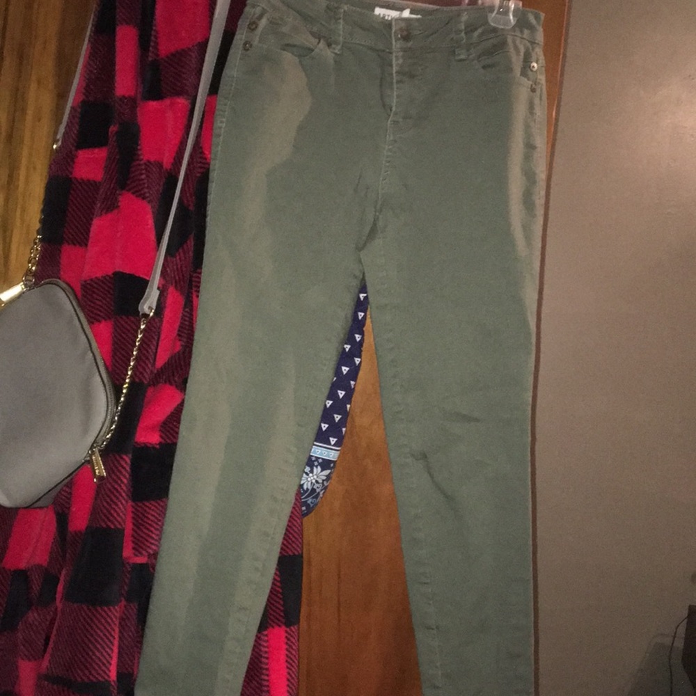 Army green pants